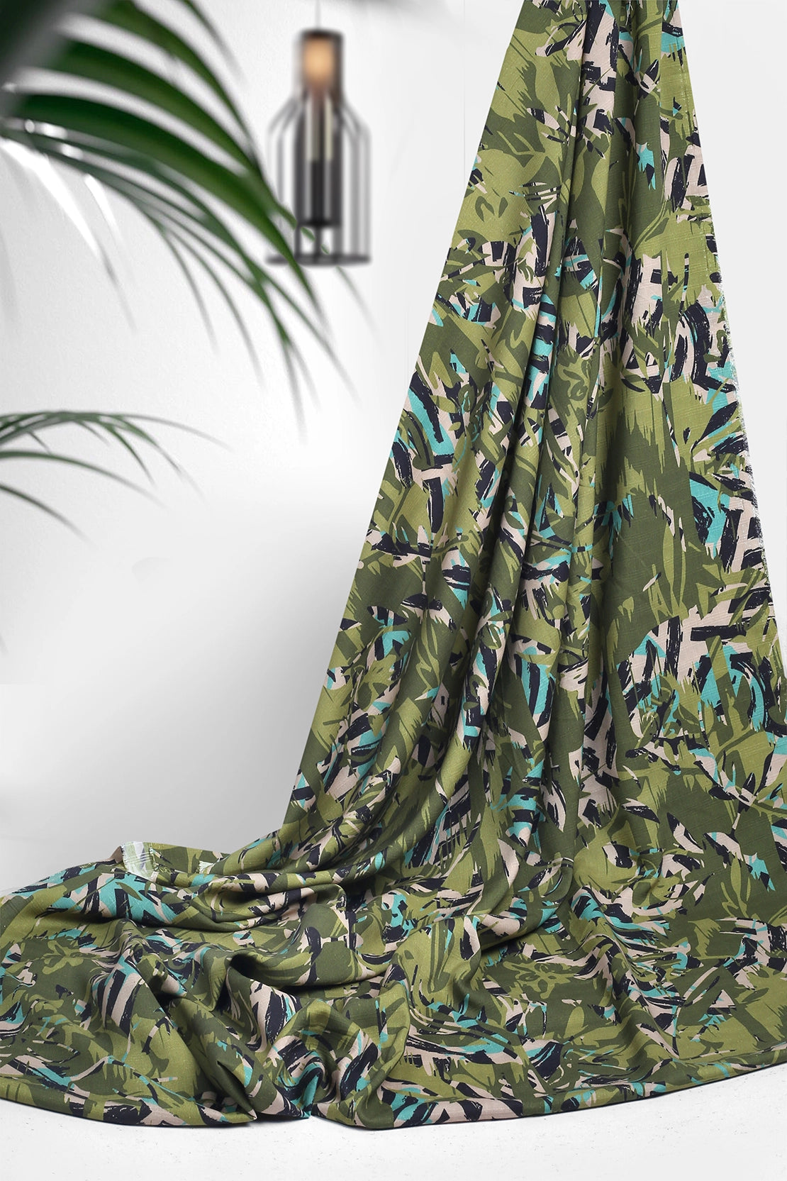 2 Piece - Digitally Printed Doriya Linen - WD1302