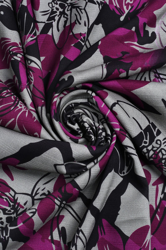 2 Piece - Digitally Printed Doriya Linen - WD1303