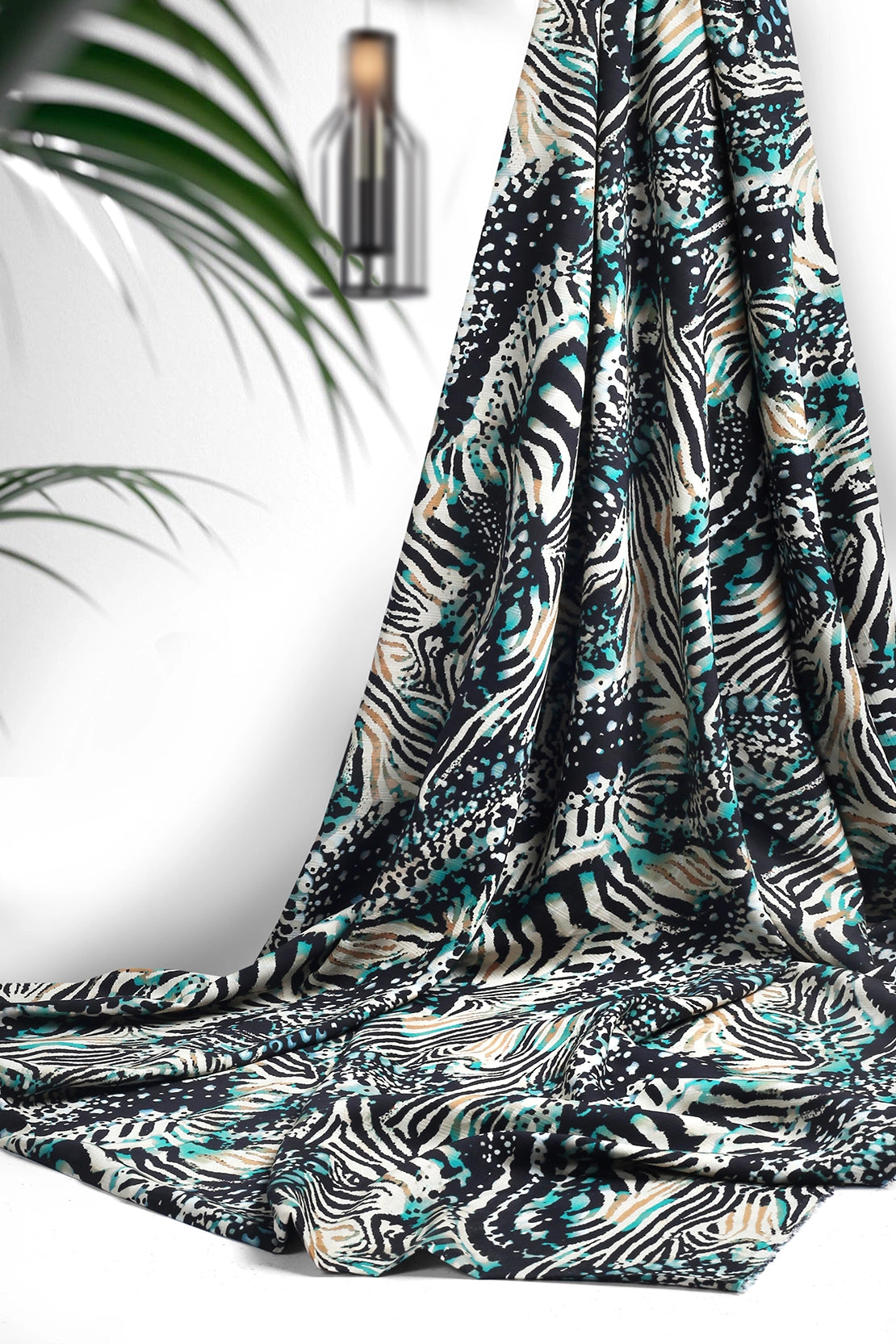 2 Piece - Digitally Printed Doriya Linen - WD1307