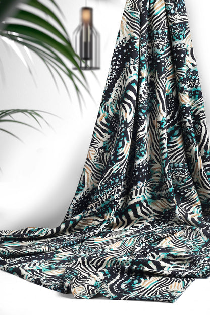 2 Piece - Digitally Printed Doriya Linen - WD1307