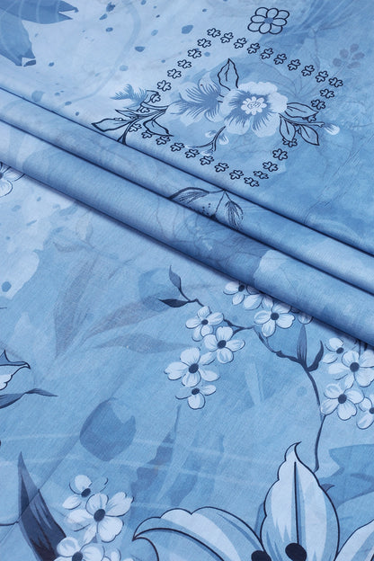 3 Piece - Embroidered Lawn - D1607