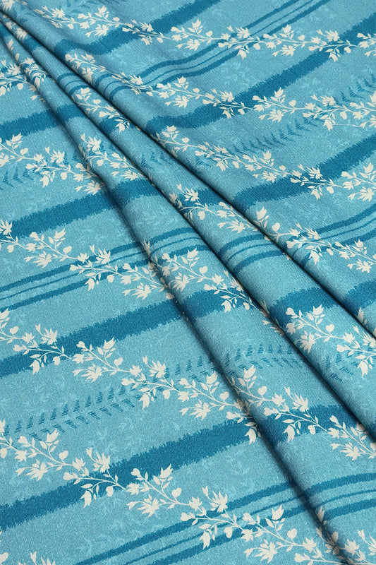 3 Piece - Digitally Printed Silk Karandi - WD1702