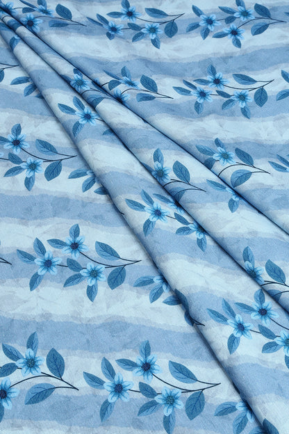 3 Piece - Digitally Printed Silk Karandi - WD1705