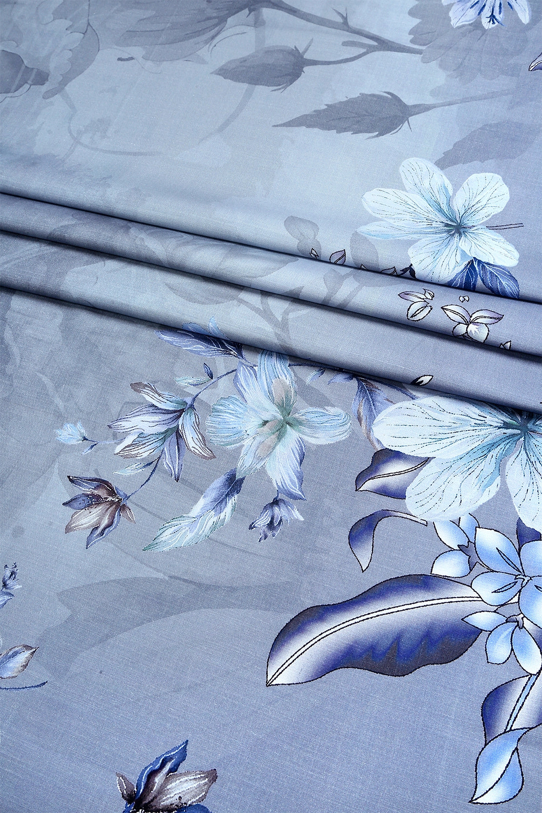 3 Piece - Embroidered Linen Slub - WD1801