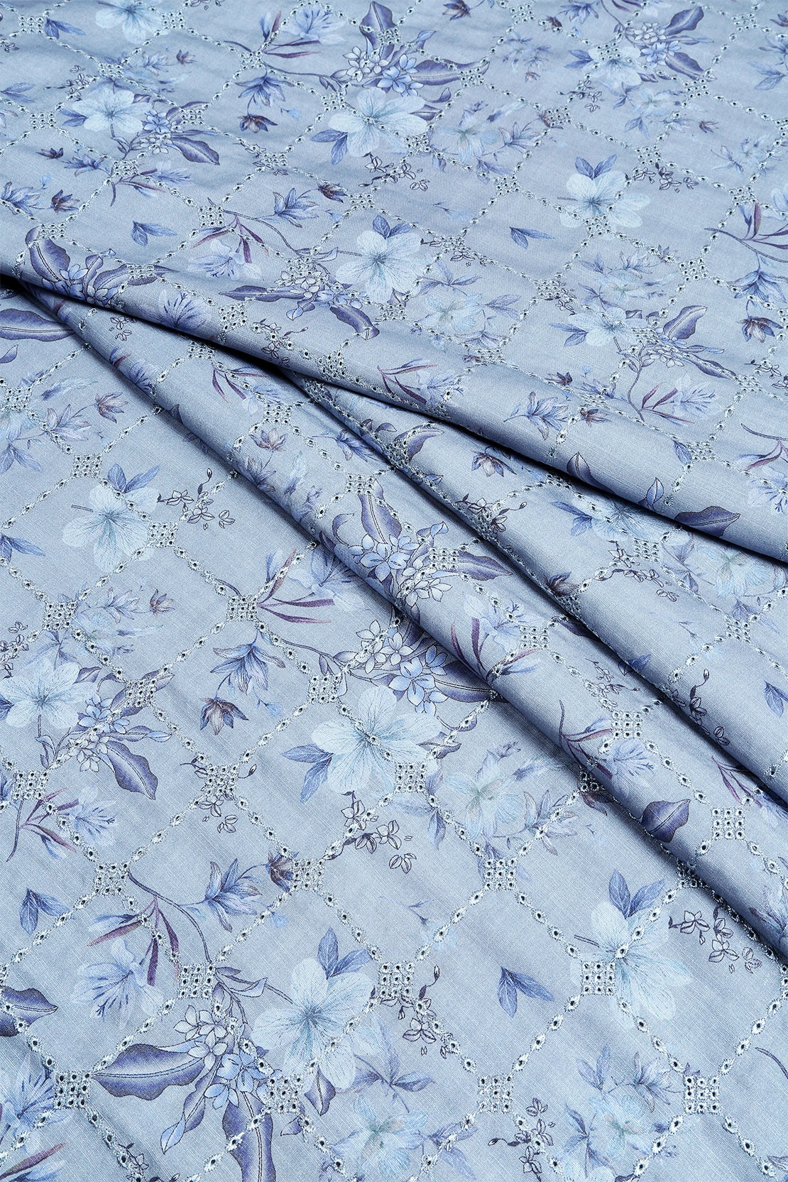 3 Piece - Embroidered Linen Slub - WD1801