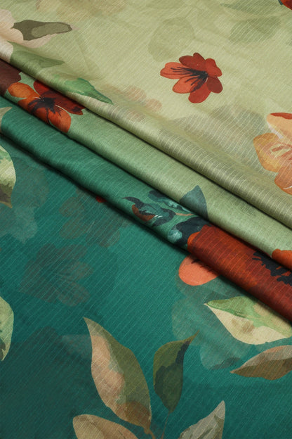3 Piece - Digitally Printed Doriya Lawn - D1804