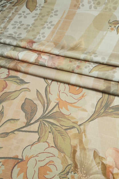 3 Piece - Embroidered Linen Slub - WD1810