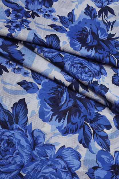 3 Piece - Digitally Printed Doriya Lawn - D1816