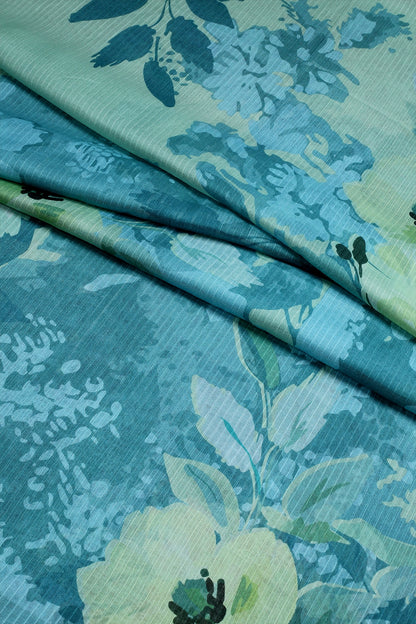 3 Piece - Digitally Printed Doriya Lawn - D1820