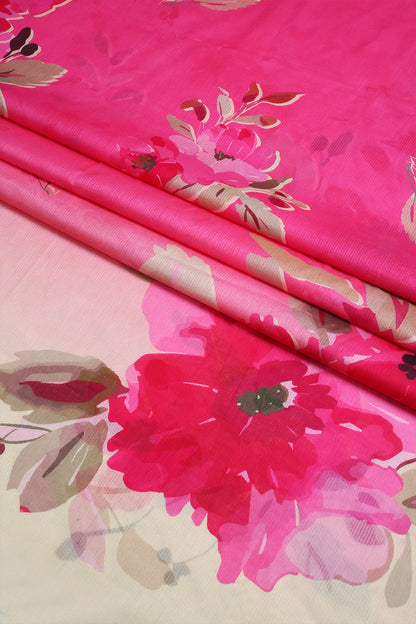 3 Piece - Digitally Printed Doriya Lawn - D1805