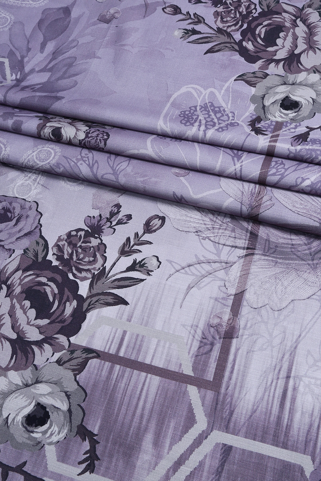 3 Piece - Embroidered Linen Slub - WD1803