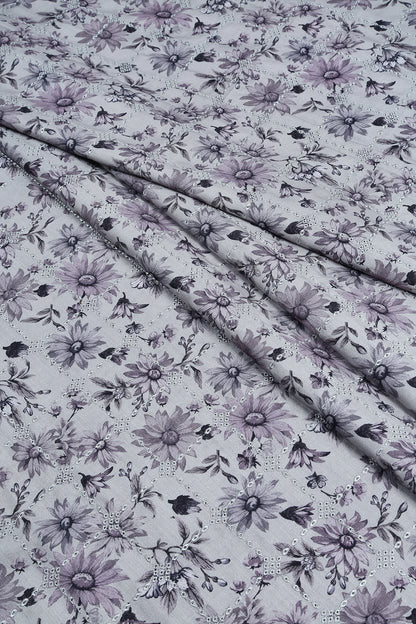 3 Piece - Embroidered Linen Slub - WD1804