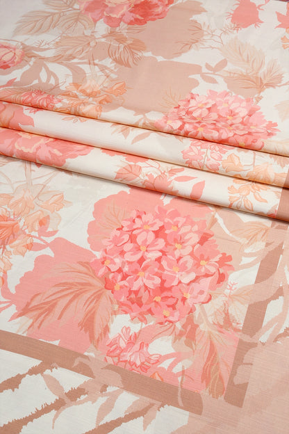 3 Piece - Embroidered Linen Slub - WD1805