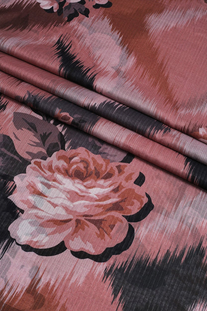 3 Piece - Digitally Printed Doriya Lawn - D1809