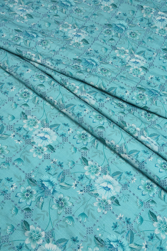 3 Piece - Embroidered Linen Slub - WD1807