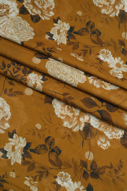 3 Piece - Digitally Printed Doriya Lawn - D1810