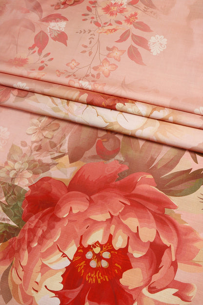 3 Piece - Embroidered Linen Slub - WD1808