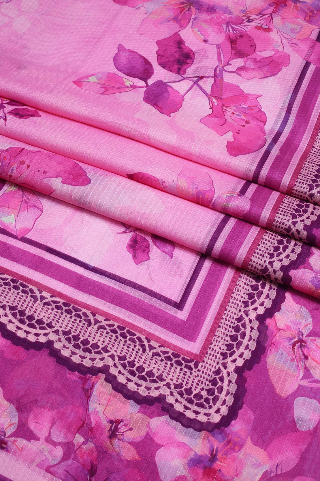 3 Piece - Digitally Printed Doriya Lawn - D1811