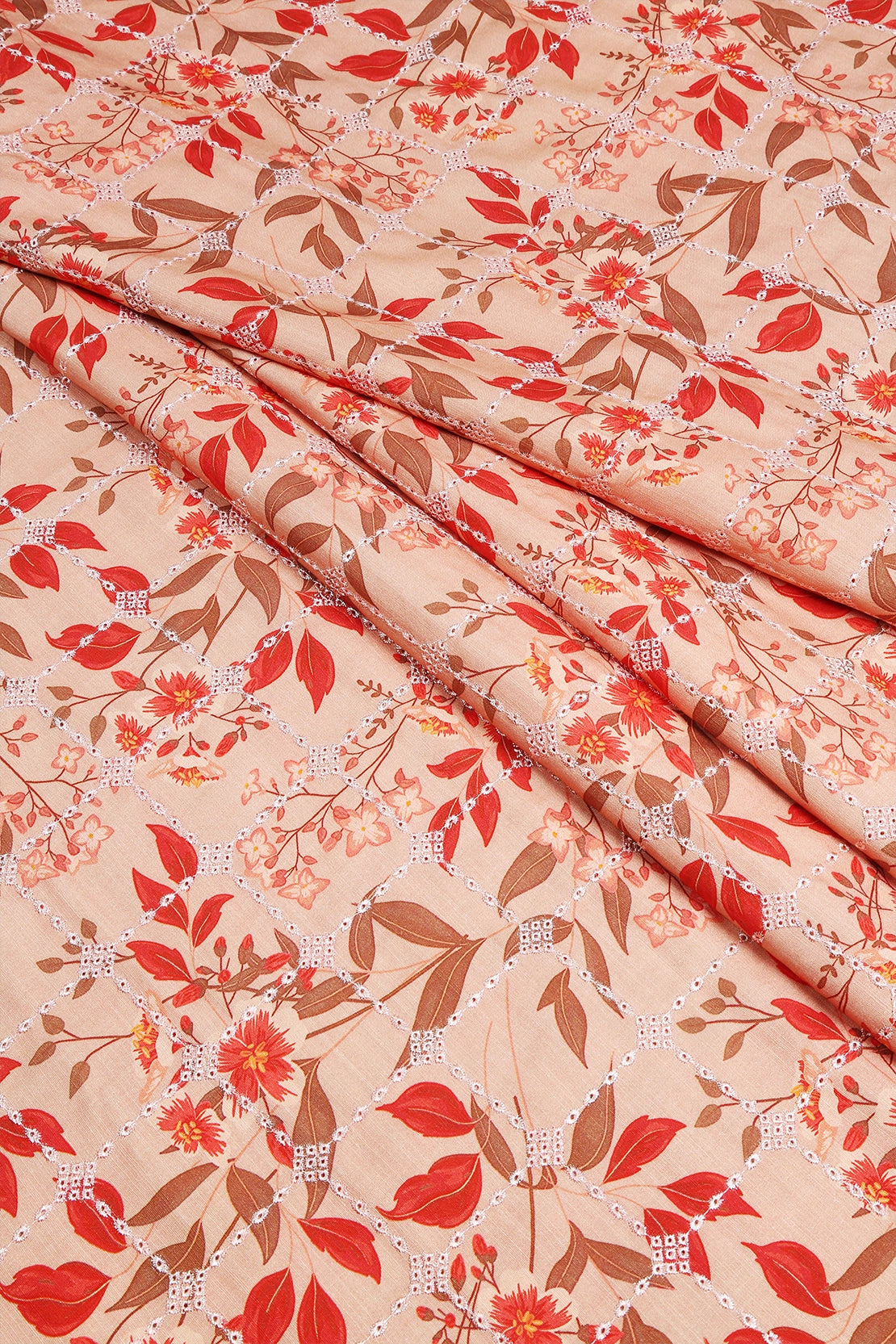 3 Piece - Embroidered Linen Slub - WD1808