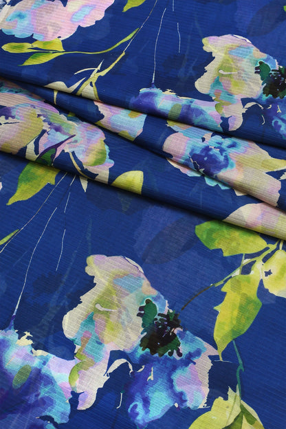 3 Piece - Digitally Printed Doriya Lawn - D1812