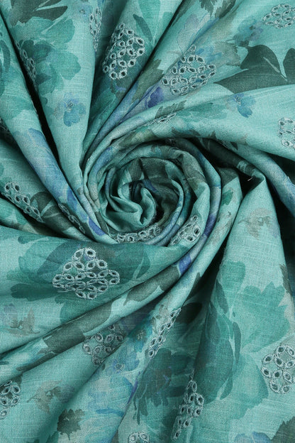 3 Piece - Embroidered Lawn - D2009