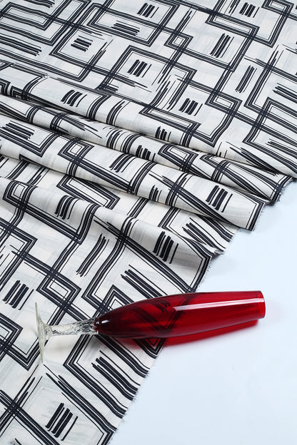 2 Piece - Digitally Printed Lawn - F1 - D2201