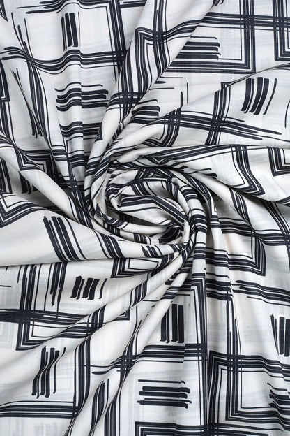 2 Piece - Digitally Printed Lawn - F1 - D2201