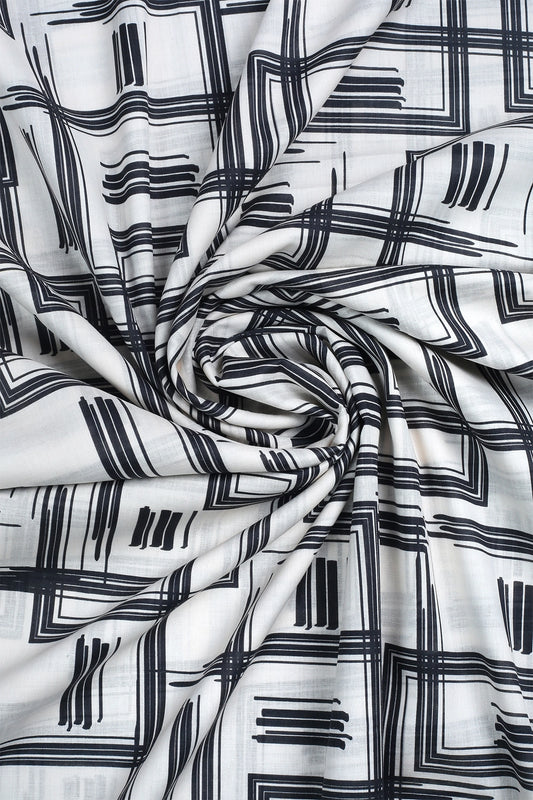 2 Piece - Digitally Printed Lawn - F1 - D2201