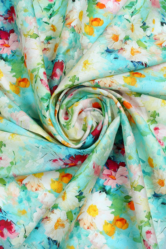 2 Piece - Digitally Printed Lawn - F1 - D2215