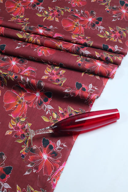 2 Piece - Digitally Printed Lawn - F1 - D2202