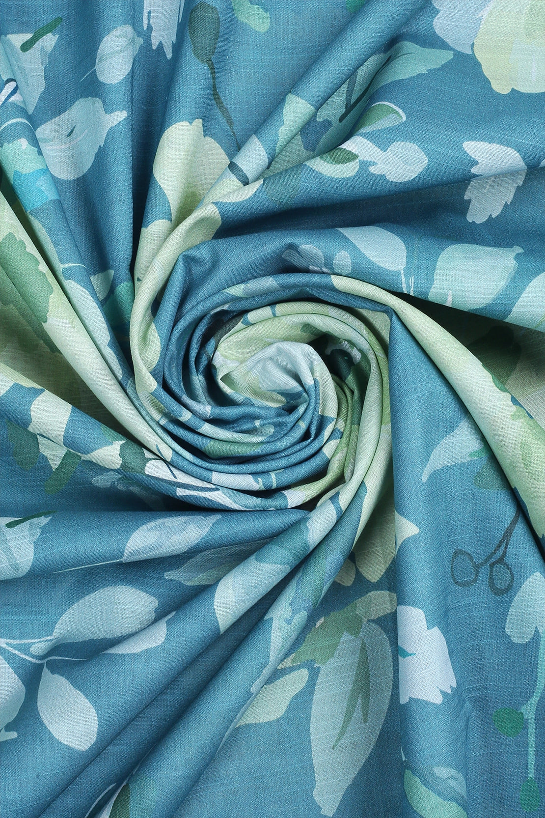 2 Piece - Digitally Printed Slub Lawn - F2 - D2303