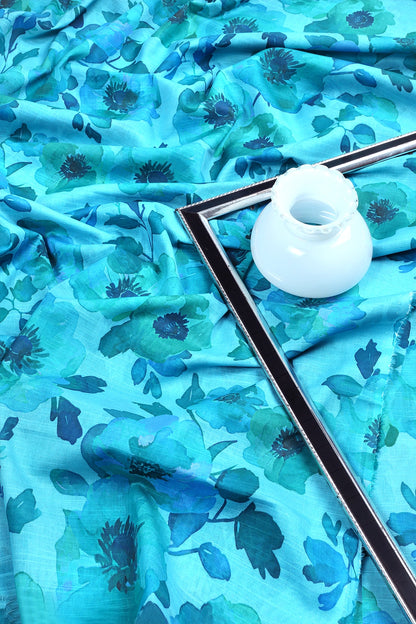 2 Piece - Digitally Printed Slub Lawn - F2 - D2304