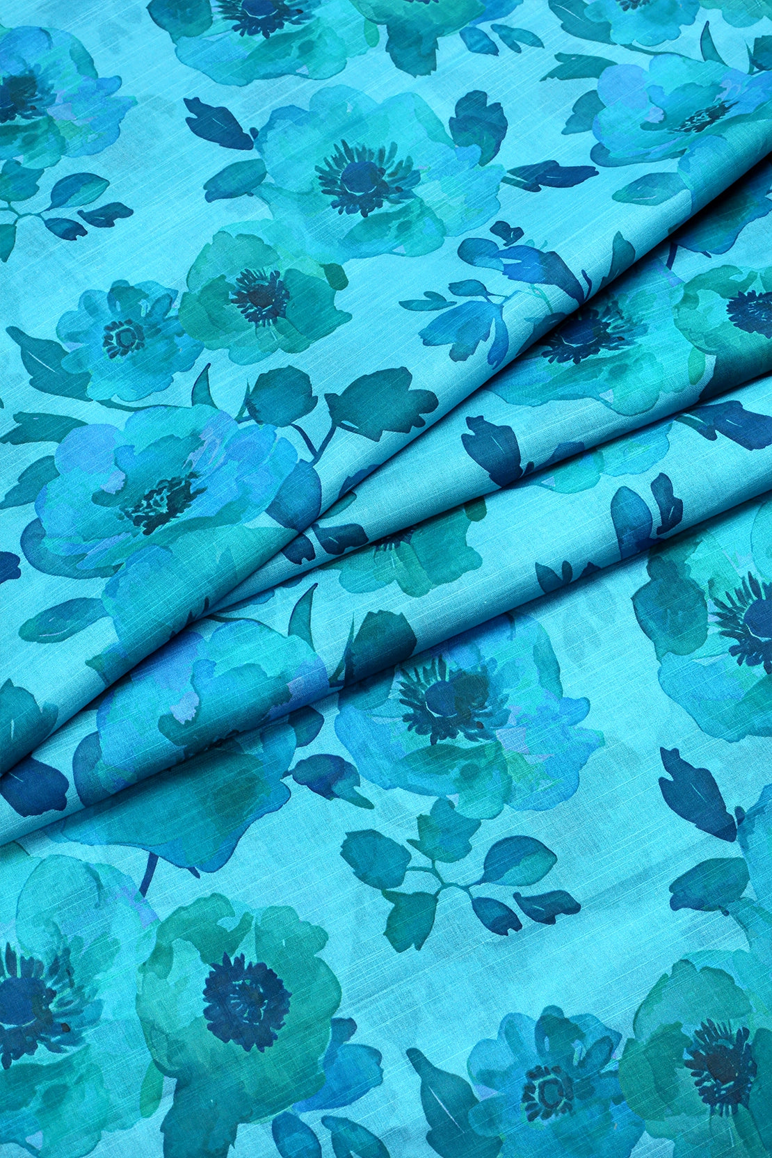 2 Piece - Digitally Printed Slub Lawn - F2 - D2304