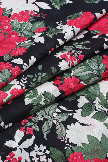 2 Piece - Digitally Printed Doriya Lawn - F2 - D2501