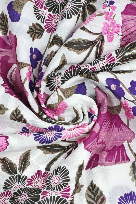 2 Piece - Digitally Printed Doriya Lawn - F2 - D2503