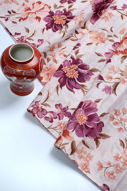 2 Piece - Digitally Printed Doriya Lawn - F2 - D2505