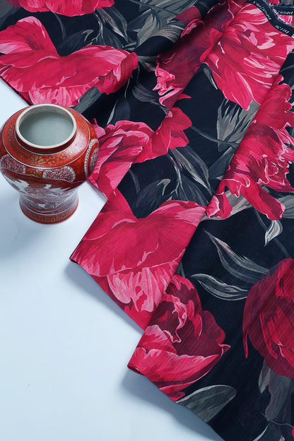 2 Piece - Digitally Printed Doriya Lawn - F2 - D2507