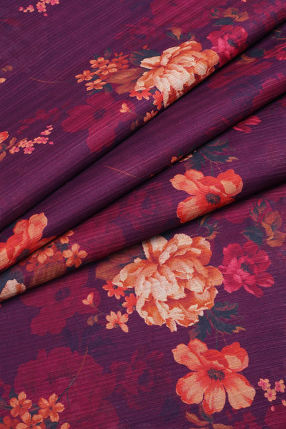 2 Piece - Digitally Printed Doriya Lawn - F2 - D2509