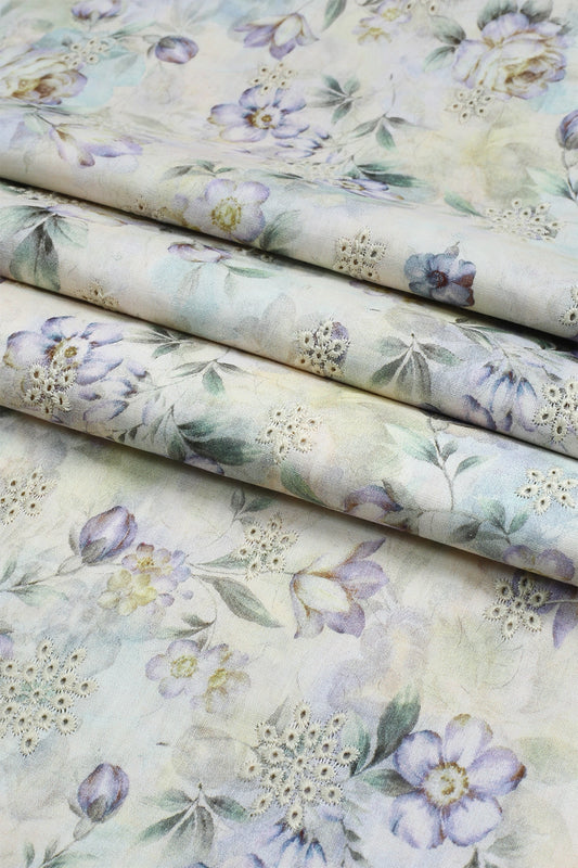 3 Piece - Embroidered Lawn - F24 - D2601