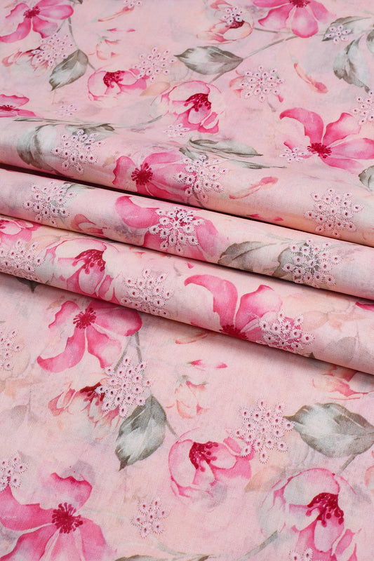 3 Piece - Embroidered Lawn - F24 - D2603