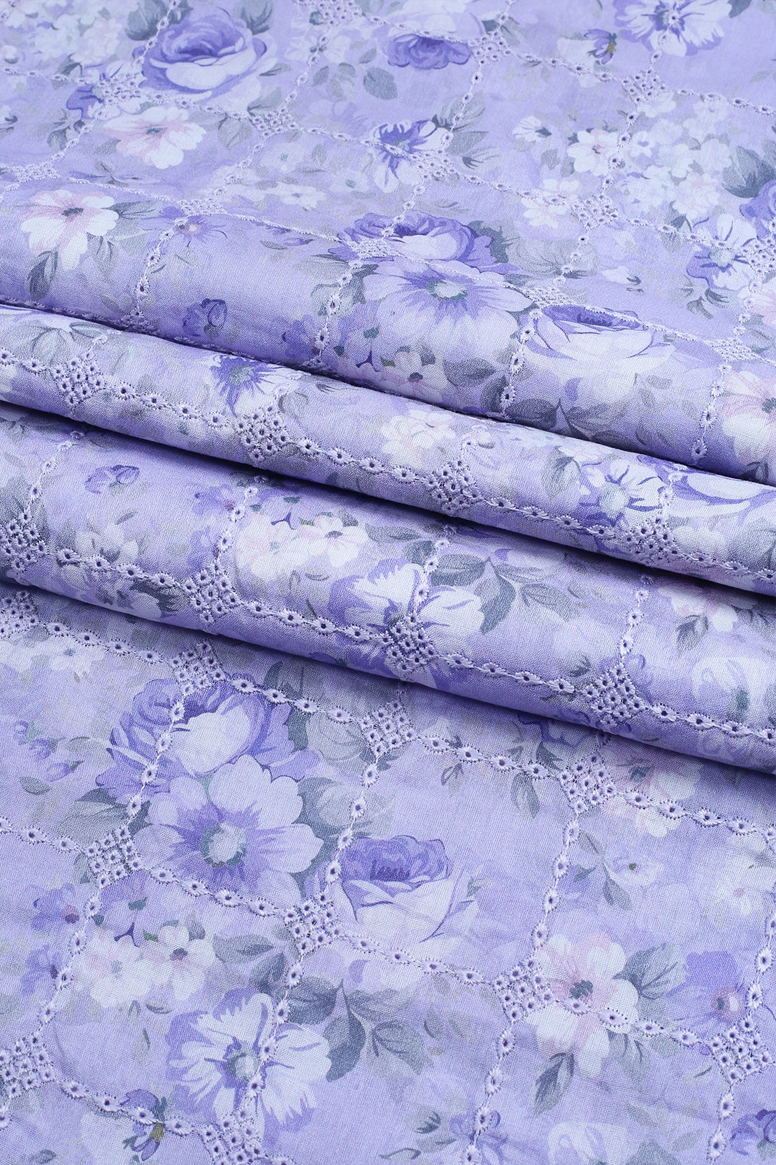 3 Piece - Embroidered Lawn - F24 - D2702