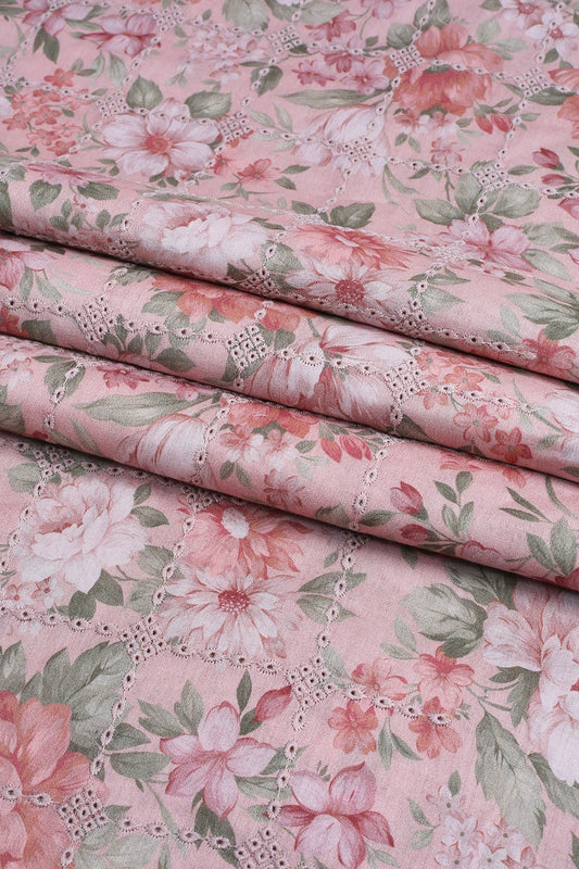 3 Piece - Embroidered Lawn - F24 - D2708