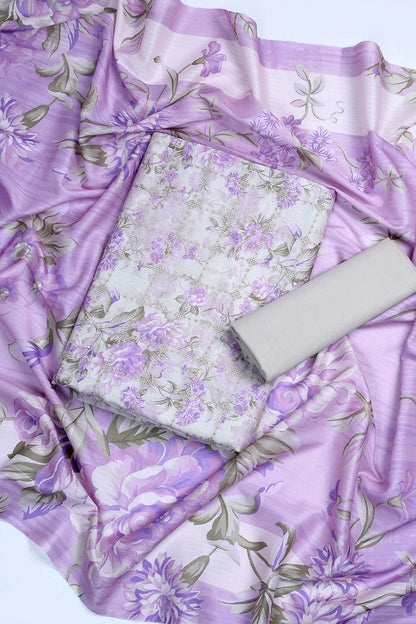 3 Piece - Embroidered Lawn - F24 - D2710