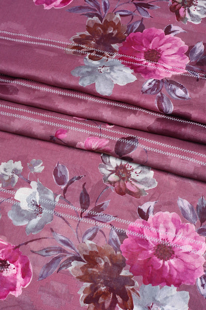 3 Piece - Digitally Printed Lawn - F26 - D2809