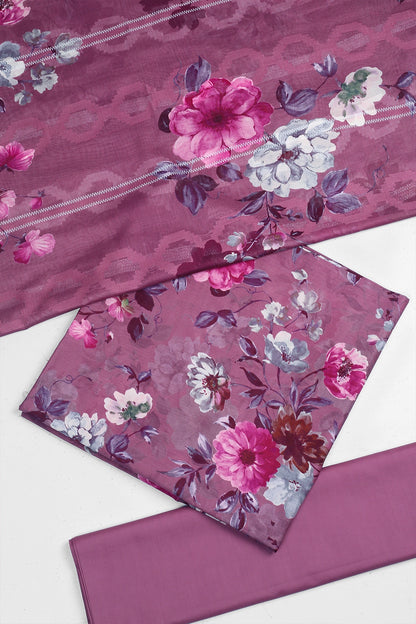 3 Piece - Digitally Printed Lawn - F26 - D2809