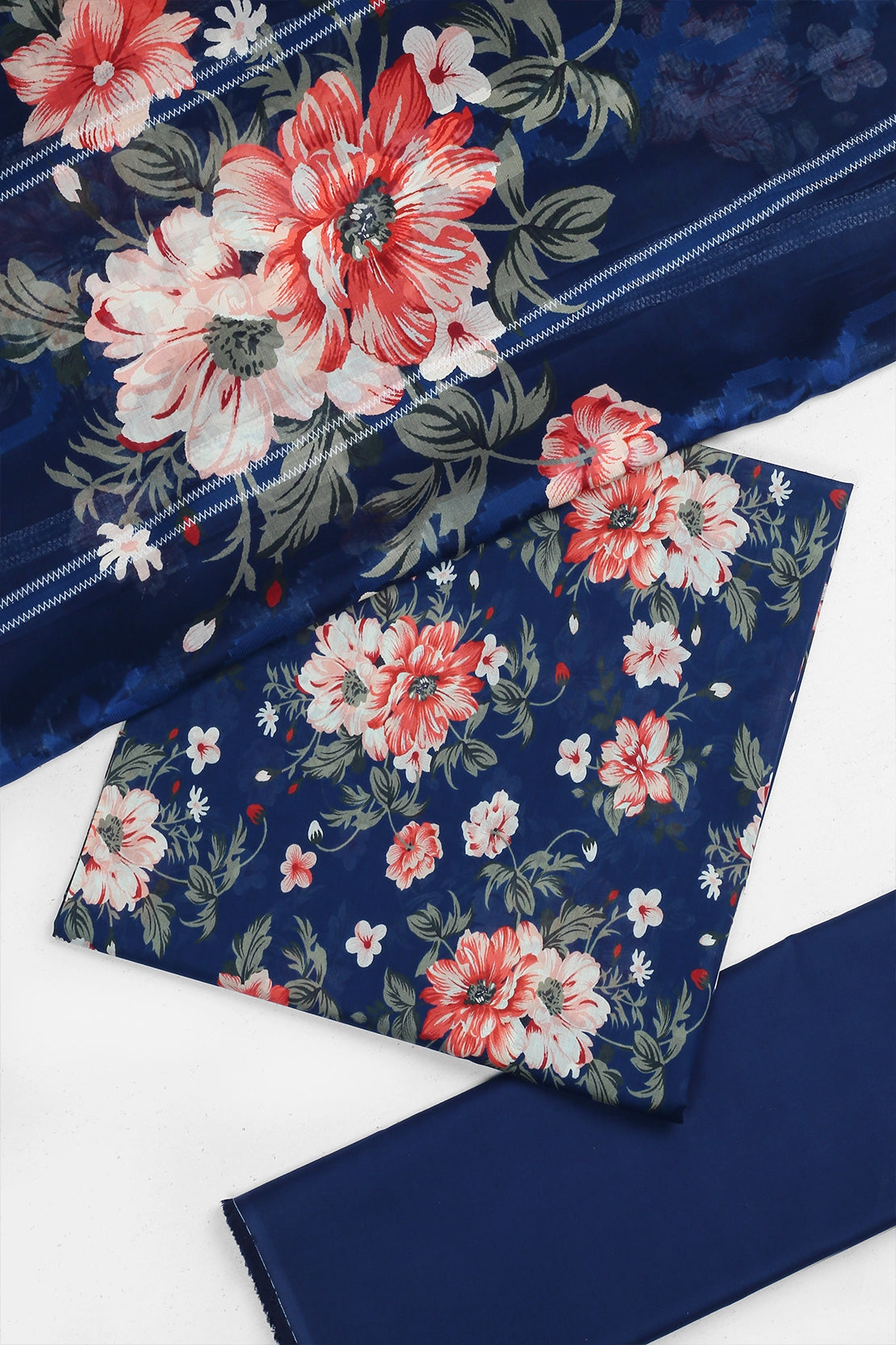 3 Piece - Digitally Printed Lawn - F26 - D2804