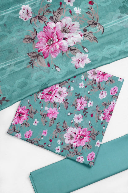 3 Piece - Digitally Printed Lawn - F26 - D2806