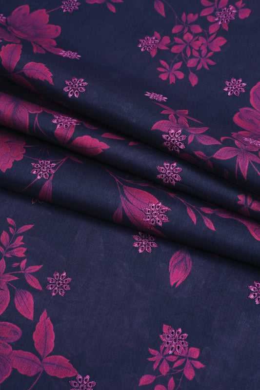 3 Piece - Embroidered Lawn - F40 - D2902