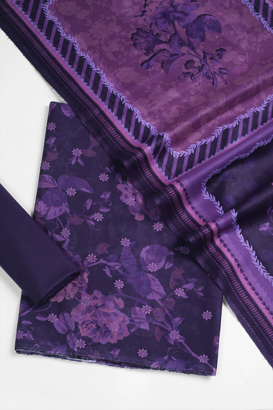 3 Piece - Embroidered Lawn - F40 - D2903