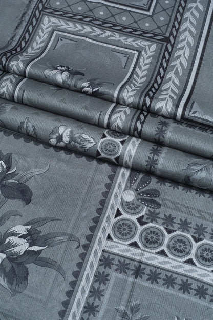 3 Piece - Embroidered Lawn - F40 - D2907